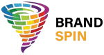 Brand spin logo black with new icon resized